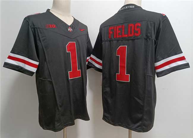Men's Ohio State Buckeyes #1 Justin Fields Black 2023 F.U.S.E. Limited Stitched Jersey,We sell and wholesale Men's Ohio State Buckeyes #1 Justin Fields Black 2023 F.U.S.E. Limited Stitched Jersey on line form chian!